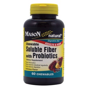 SOLUBLE FIBER WITH PROBIOTICS CHEWABLE TABLETS
