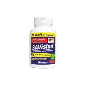 SAVISION PLUS BILBERRY EXTRACT SOFTGELS