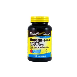 OMEGA 3-6-9 1200MG FISH, FLAX, & BORAGE OIL SOFTGELS