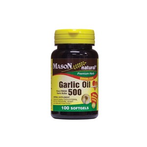 GARLIC OIL 500 ODORLESS SOFTGELS
