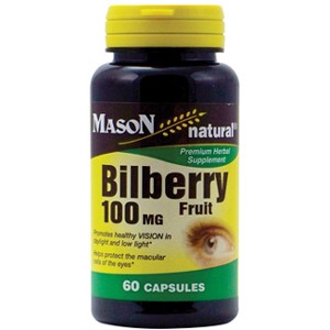 BILBERRY 100MG CAPSULES