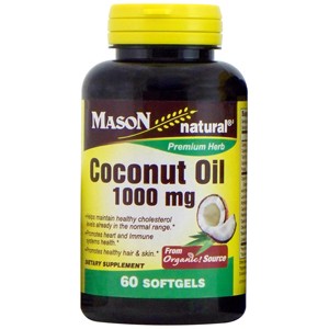 COCONUT OIL 1000MG SOFTGELS