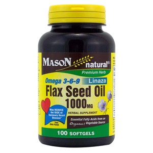 FLAX SEED OIL 1000MG OMEGA 3-6-9 SOFTGELS