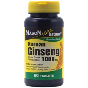 KOREAN GINSENG 1000MG TABLETS