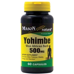 YOHIMBE 500MG CAPSULES
