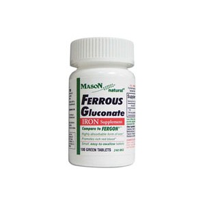 FERROUS GLUCONATE 240MG TABLETS 