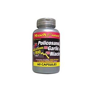 CHOLESTEROL TRIO: POLICOSANOL,GARLIC, & NIACIN CAPSULES