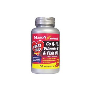 HEART TRIO: CO Q-10, VITAMIN E & FISH OIL SOFTGELS