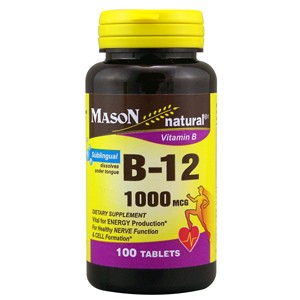 B 12 1000MCG "DISSOLVES UNDER TONGUE" TABLETS