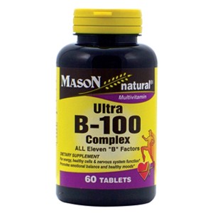 ULTRA B 100 COMPLEX ALL ELEVEN "B" FACTORS TABLETS