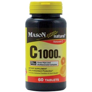 C 1000MG PLUS ROSE HIPS AND BIOFLAVONOIDS COMPLEX TABLETS 