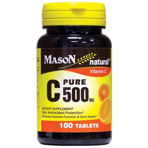 C 500MG PURE ASCORBIC ACID TABLETS