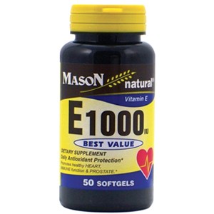 E 1000IU DL-ALPHA SOFTGELS