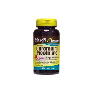 CHROMIUM PICOLINATE WITH KELP, B6, AND GRAPE FRUIT EXTRACT TABLETS 
