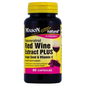 RED WINE EXTRACT PLUS GRAPE SEED AND VITAMIN C CAPSULES