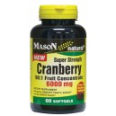 CRANBERRY SUPER STRENGTH 50:1 FRUIT CONCENTRATE 6000MG SOFTGELS