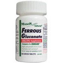 FERROUS GLUCONATE 240MG TABLETS 