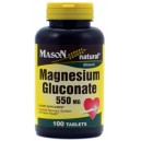 MAGNESIUM GLUCONATE 550MG TABLETS 