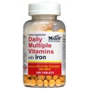 DAILY MULTIPLE VITAMINS WITH IRON TABLETS 