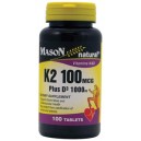 VITAMIN K2 100MCG PLUS D 1000IU TABLETS