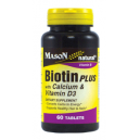 BIOTIN PLUS WITH CALCIUM & VIT D3 TABLETS
