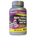 MENOPAUSE RELIEF TRIO: BLACK COHOSH, FLAXSEED, AND SOY CAPLETS