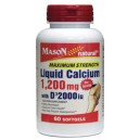 LIQUID CALCIUM 1200MG WITH D3 2000IU MAXIMUM STRENGTH SOFTGELS