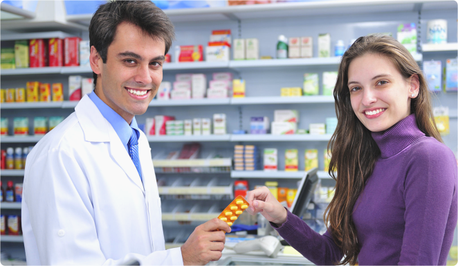 doctor and woman smiling